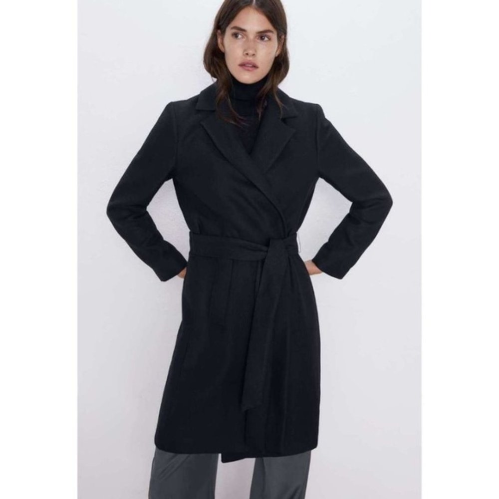 ZARA Classic Belted Coat